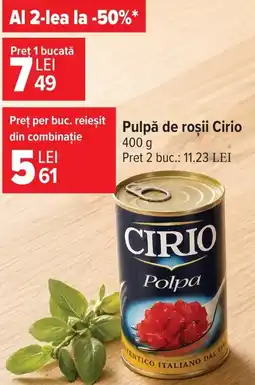 Carrefour Cirio pulpa de roșii Ofertă