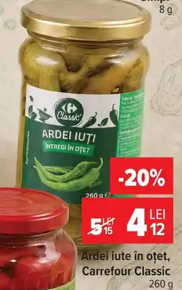 Carrefour Carrefour Classic ardei iuți întregi în otet Ofertă