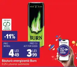 Carrefour Burn băutură energizantă Ofertă