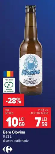 Carrefour Bere Olovina Ofertă