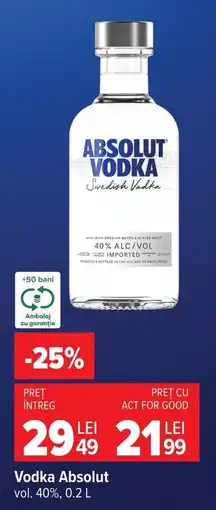 Carrefour Vodka Absolut Ofertă