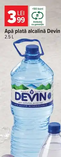 Carrefour Devin apă plată alcalină Ofertă