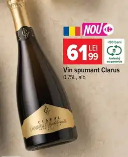 Carrefour Vin spumant clarus Ofertă