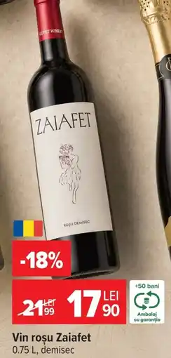 Carrefour Vin roșu Ziafet Ofertă