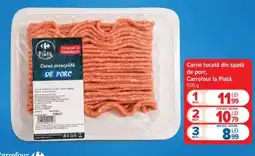 Carrefour Carne tocată din spată de porc, Carrefour la Piață Ofertă