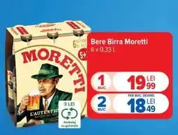 Carrefour Bere Birra Moretti Ofertă