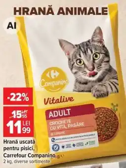 Carrefour Hrană uscată pentru pisici Carrefour Companino Ofertă