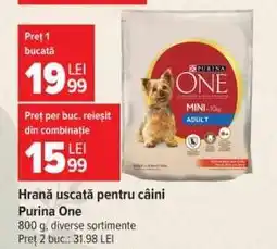 Carrefour Hrană uscată pentru câini Purina One Ofertă