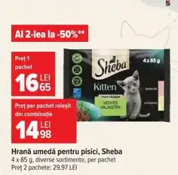 Carrefour Hrană umedă pentru pisici Sheba Ofertă