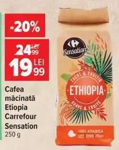 Carrefour Cafea măcinată Etiopia Carrefour Sensation Ofertă