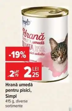 Carrefour Hrană umedă pentru pisici, Simpl Ofertă