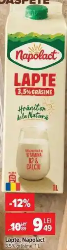 Carrefour Lapte Napolact Ofertă