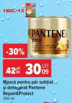 Carrefour Mască pentru păr subțiat și deteriorat Pantene Repair&Protect Ofertă