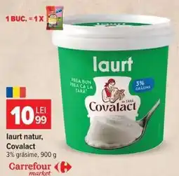 Carrefour Iaurt natur Covalact Ofertă