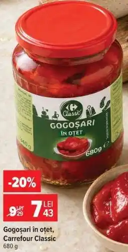 Carrefour Gogoșari în oțet, Carrefour Classic Ofertă