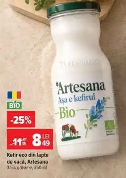 Carrefour Kefir eco din lapte de vacă, Artesana Ofertă