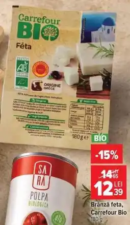 Carrefour Brânză Feta, Carrefour Bio Ofertă