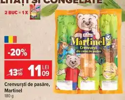 Carrefour Crenvurști de pasăre, Martinel Ofertă