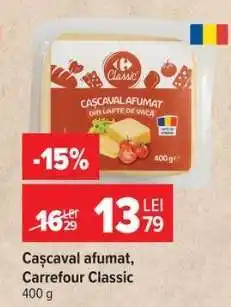 Carrefour Cașcaval afumat Carrefour Classic Ofertă