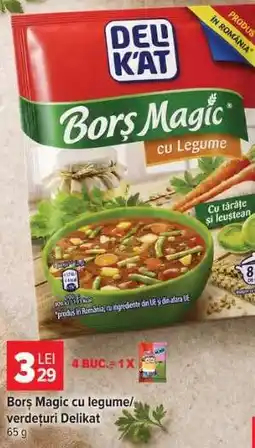 Carrefour Borș Magic cu legume/verdețuri Delikat Ofertă