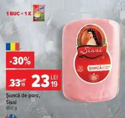Carrefour Șuncă de porc Sissi Ofertă