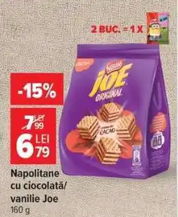 Carrefour Napolitane cu ciocolată/vanilie Joe Ofertă
