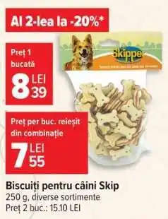 Carrefour Biscuiți pentru câini Skip Ofertă