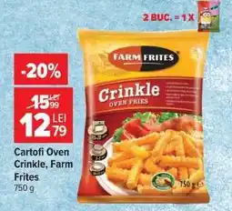 Carrefour Cartofi Oven Crinkle, Farm Frites Ofertă