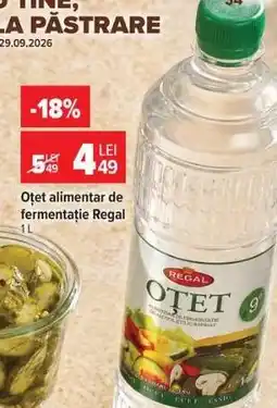 Carrefour Oțet alimentar de fermentație Regal 1L Ofertă