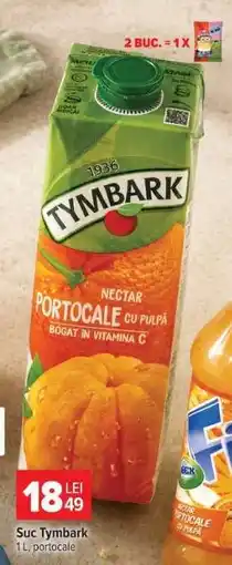 Carrefour Suc Tymbark Ofertă