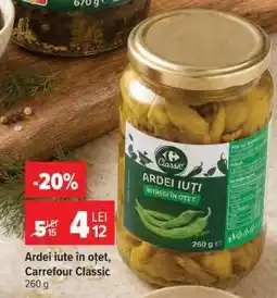 Carrefour Ardei iute în oțet, Carrefour Classic Ofertă