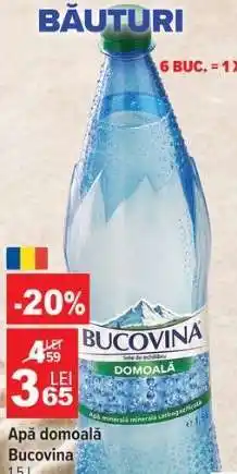 Carrefour Apă domoală Bucovina Ofertă