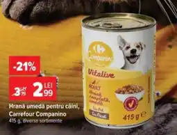 Carrefour Hrană umedă pentru câini Carrefour Companino Ofertă