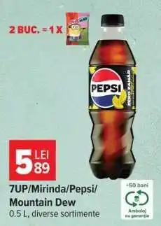 Carrefour 7UP/Mirinda/Pepsi/Mountain Dew Ofertă