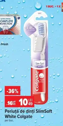 Carrefour Periuță de dinți SlimSoft White Colgate Ofertă
