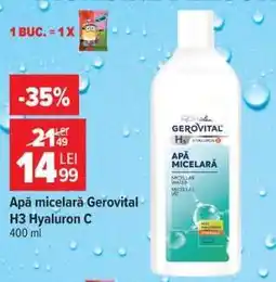 Carrefour Apă micelară Gerovital H3 Hyaluron C Ofertă