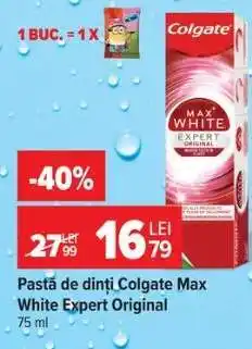 Carrefour Pastă de dinți Colgate Max White Expert Original Ofertă