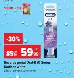 Carrefour Rezerve periaj Oral-B iO Series Radiant White Ofertă