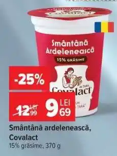 Carrefour Smântână ardelenească Covalact Ofertă