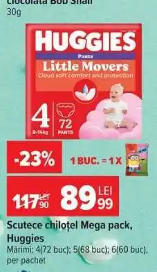 Carrefour Scutece chiloțel Mega pack, Huggies Ofertă