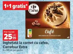 Carrefour Înghețată la cornet cu cafea, Carrefour Extra Ofertă