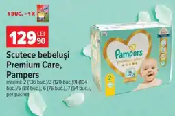 Carrefour Scutece bebeluși Premium Care Pampers Ofertă