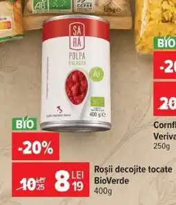 Carrefour Roșii decojite tocate BioVerde Ofertă
