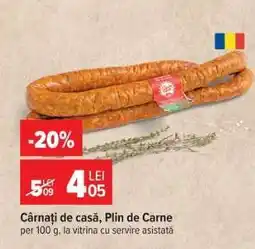 Carrefour Cârnați de casă, Plin de Carne Ofertă