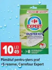 Carrefour Pămătuf pentru șters praf +5 rezerve, Carrefour Expert Ofertă