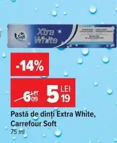 Carrefour Pastă de dinți Extra White Carrefour Soft Ofertă