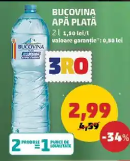 Penny BUCOVINA APĂ PLATĂ Ofertă