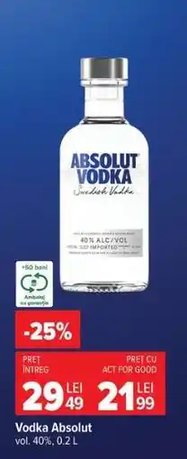 Carrefour Vodka Absolut Ofertă