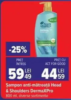 Carrefour Șampon anti-mătreață Head & Shoulders DermaXPro Ofertă