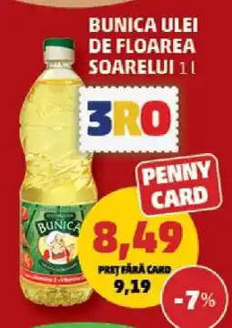 Penny Bunica Ulei de Floarea Soarelui 1L Ofertă
